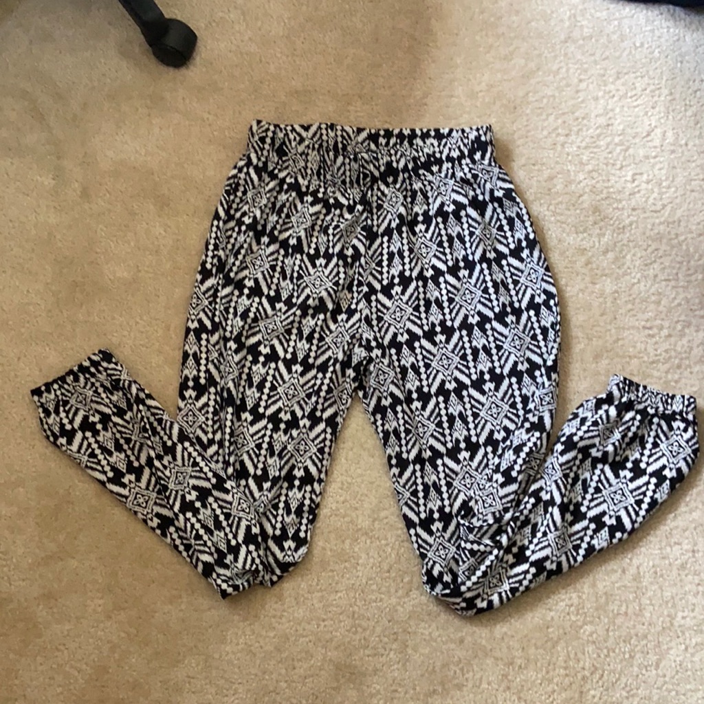 Patterned Flowy Pants